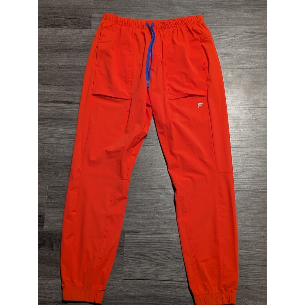 Fabletics Men's Orange Drawstring The One Jogger Men's Size Small Regular